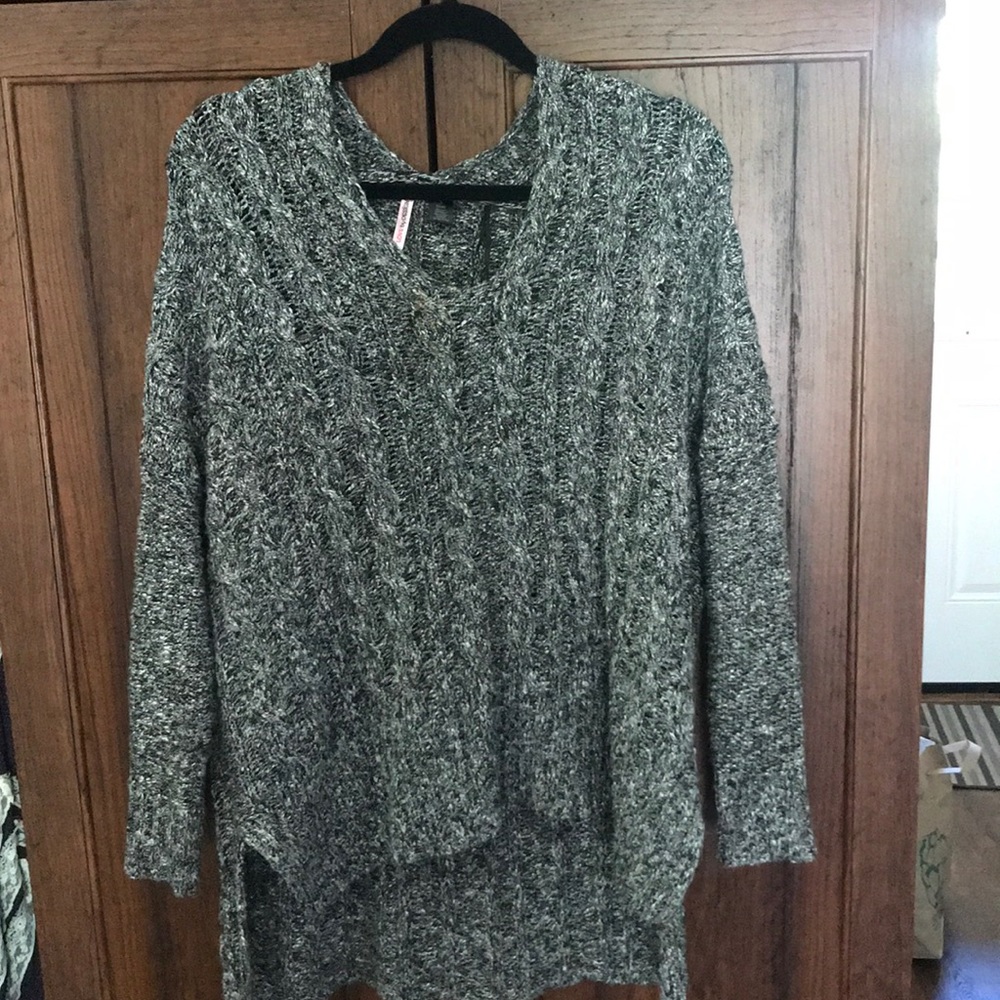 Oversized knit sweater